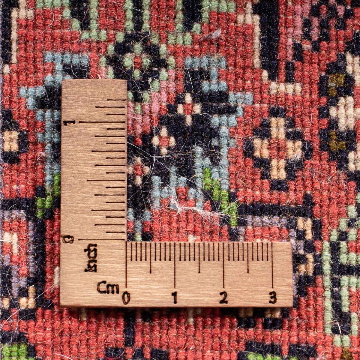 Dywan perski - Bijar - 60 x 40 cm - jasna czerwień