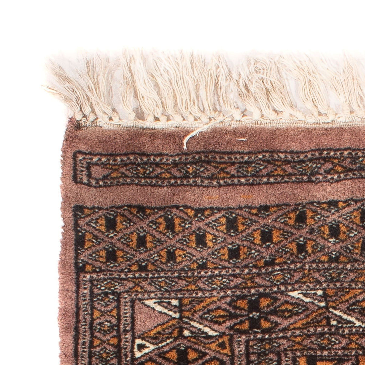 Dywan pakistański - 77 x 61 cm - brązowy