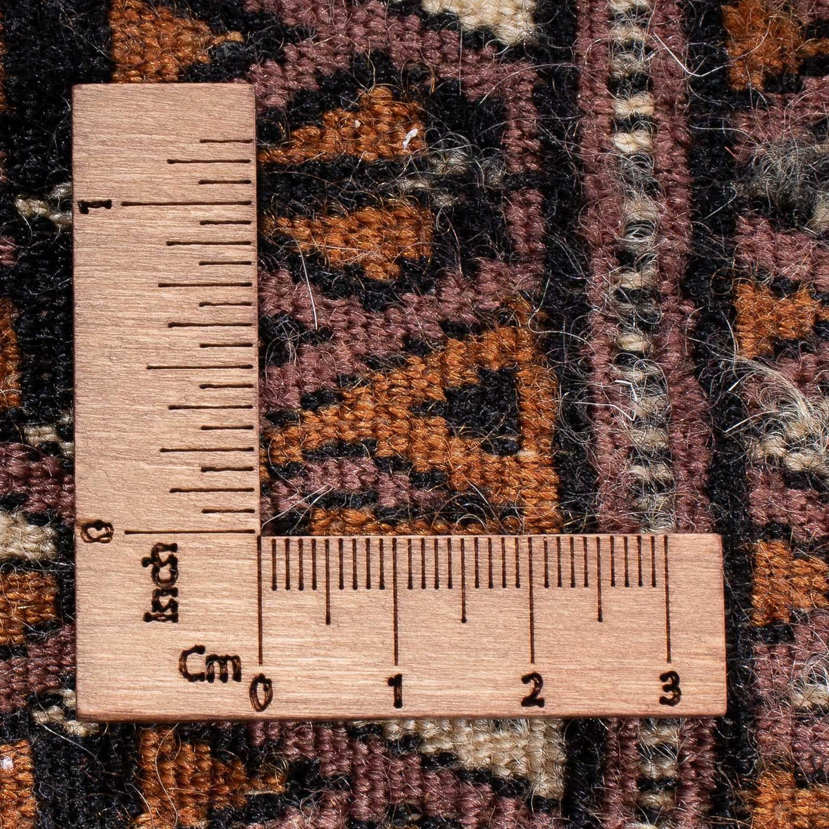 Dywan pakistański - 77 x 61 cm - brązowy