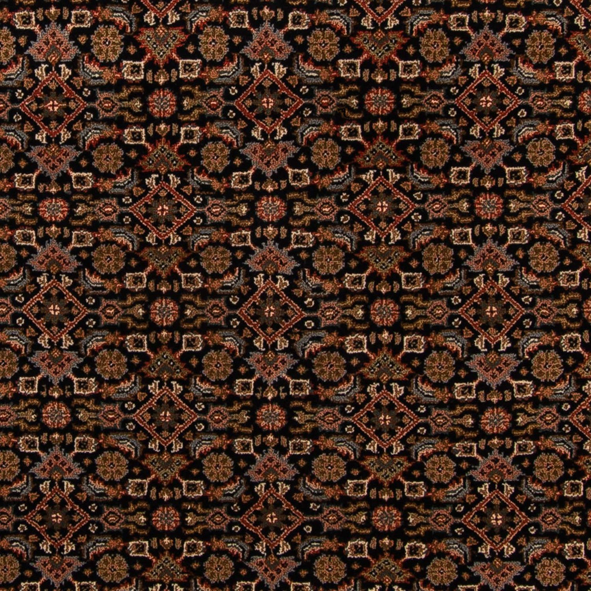 Orientalny dywan - Bijar - Indus - 306 x 254 cm - ciemnoniebieski