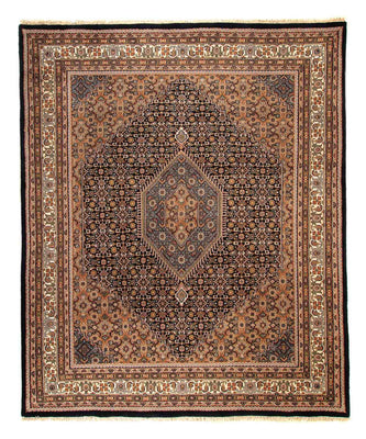 Orientalny dywan - Bijar - Indus - 306 x 250 cm - ciemnoniebieski