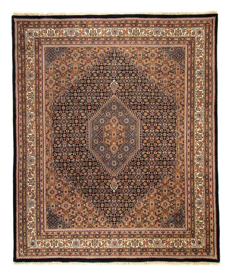 Orientalny dywan - Bijar - Indus - 306 x 250 cm - ciemnoniebieski