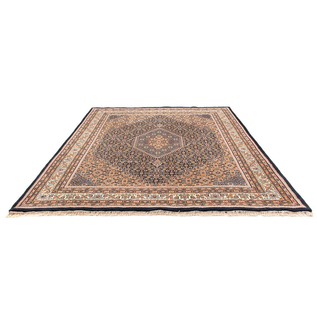Orientalny dywan - Bijar - Indus - 306 x 250 cm - ciemnoniebieski