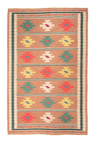 Nowoczesny kilim Dywan 135x215cm - Dywan wełniany