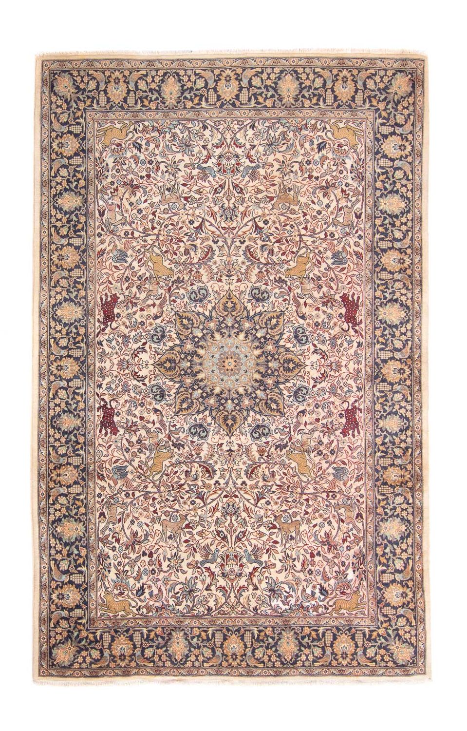 Orientalny dywan - Indus - 223 x 140 cm - jasnobrązowy