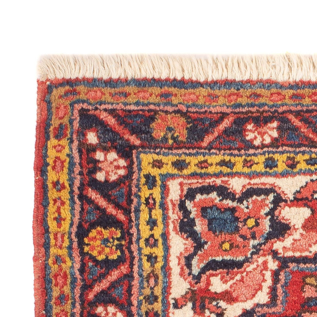 Perski dywan - Nomadyczny kwadratowy  - 92 x 82 cm - ciemna czerwień