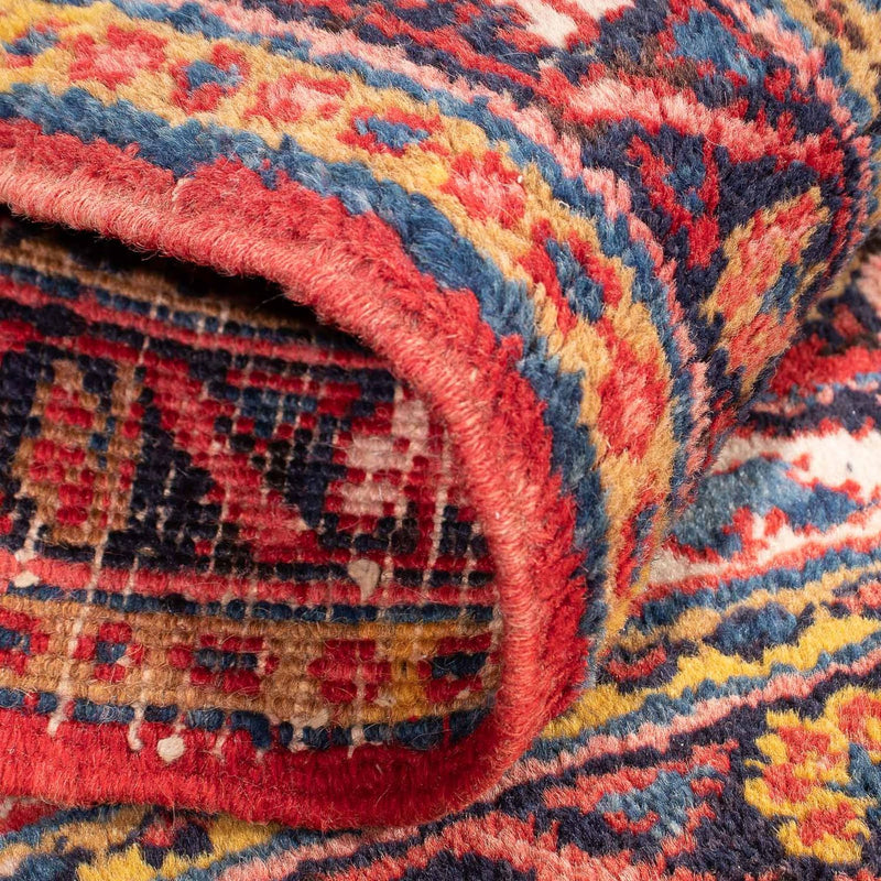 Perski dywan - Nomadyczny kwadratowy  - 92 x 82 cm - ciemna czerwień