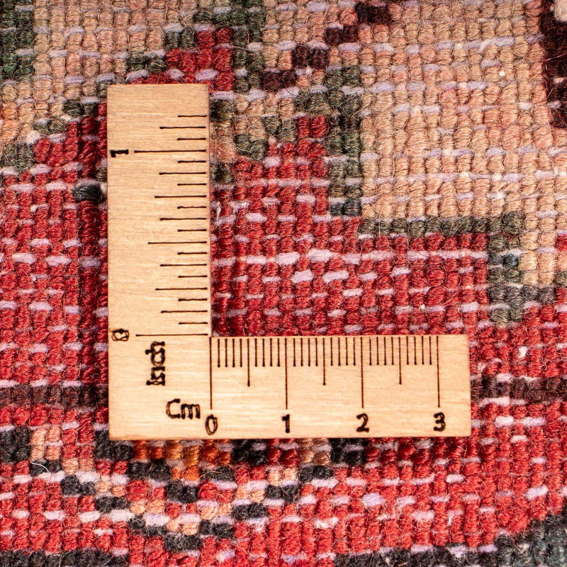 Perski dywan - Nomadyczny kwadratowy  - 98 x 95 cm - ciemna czerwień