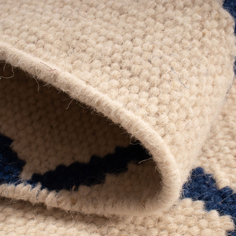 Dywan Kelim - modny - 90 x 60 cm - beżowy