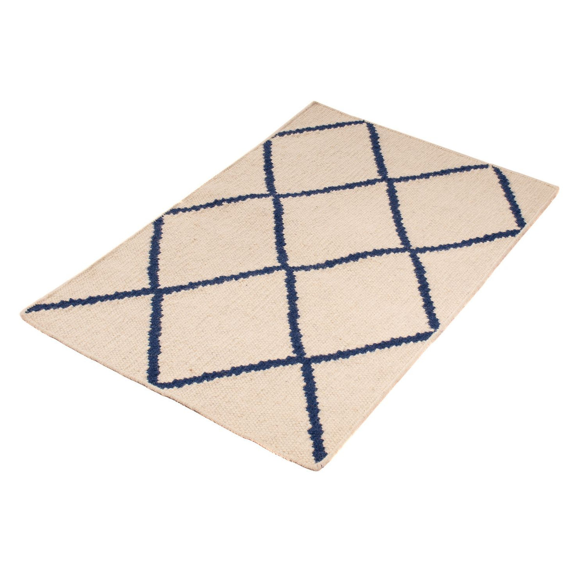 Dywan Kelim - modny - 90 x 60 cm - beżowy