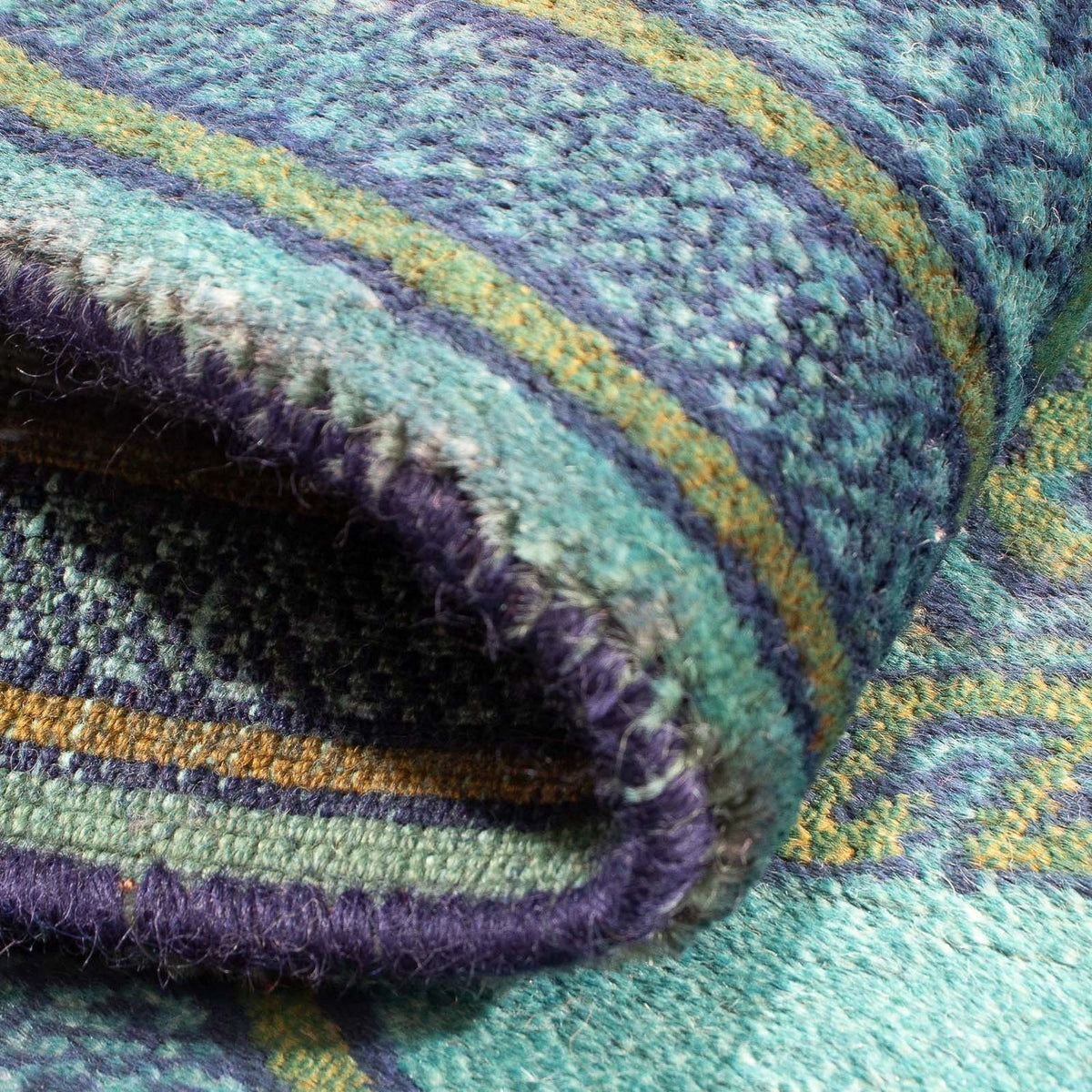 Dywan pakistański - 92 x 64 cm - jasnoniebieski