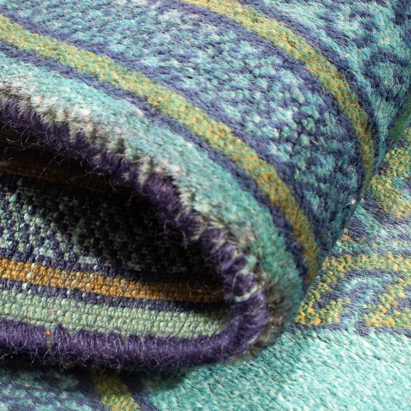 Dywan pakistański - 92 x 64 cm - jasnoniebieski