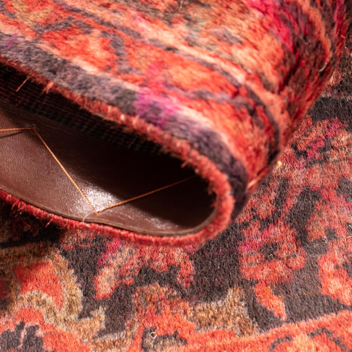 Perski dywan - Nomadyczny - 93 x 62 cm - ciemnoniebieski