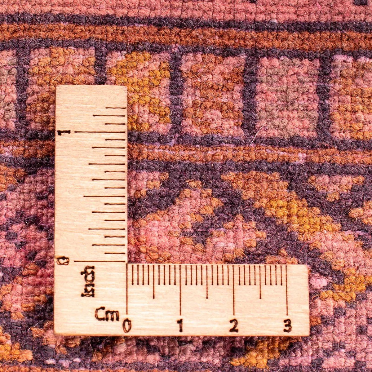 Dywan turkmeński - 86 x 63 cm - jasna czerwień