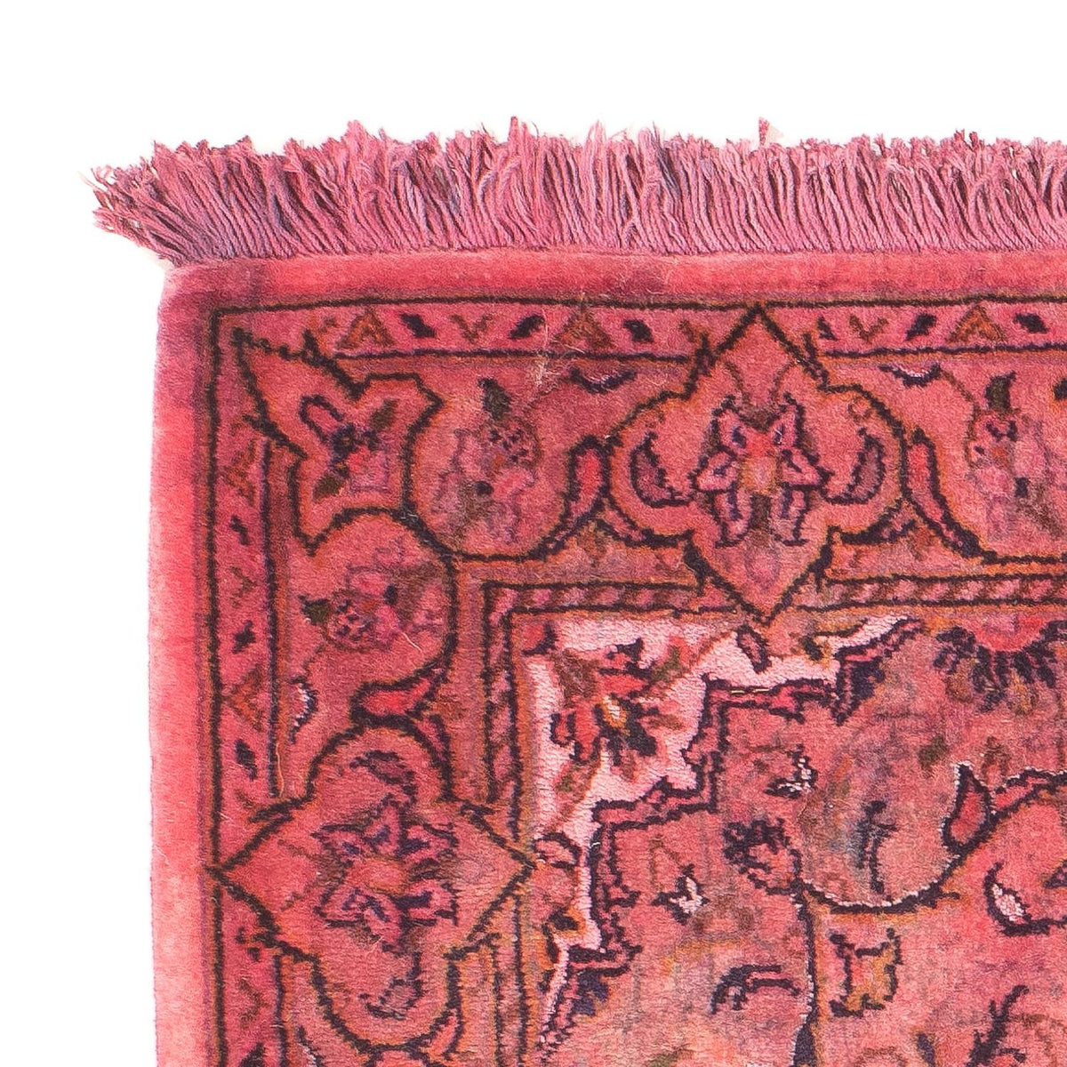 Dywan perski - Keshan - 98 x 70 cm - jasna czerwień