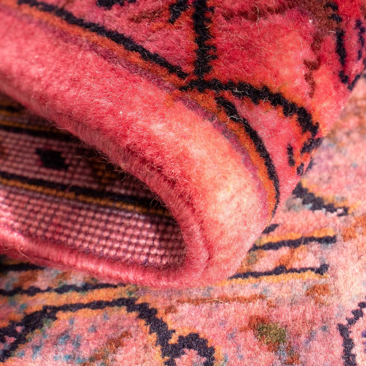 Dywan perski - Keshan - 98 x 70 cm - jasna czerwień