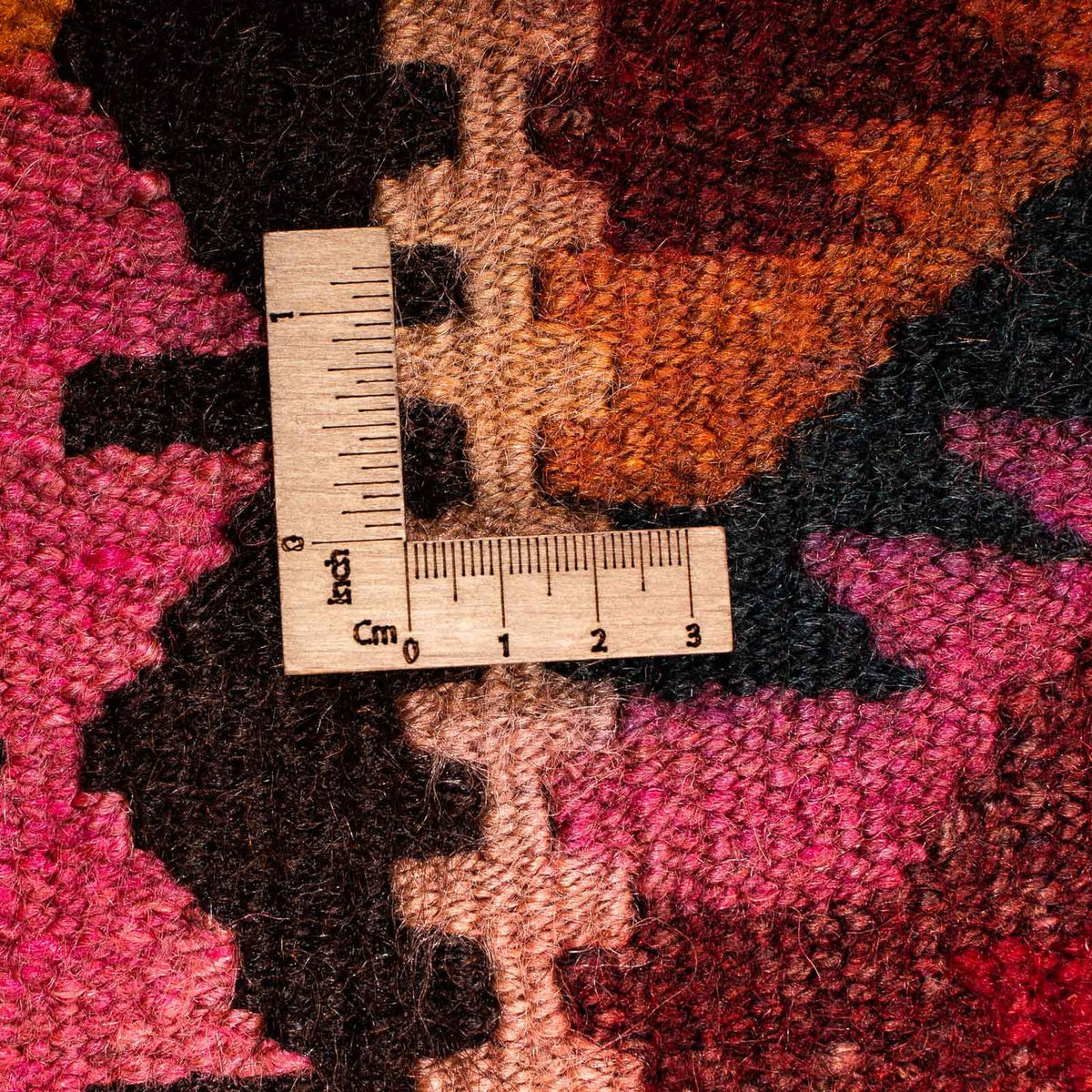 Biegacz Dywan Kelim - Stary - 300 x 140 cm - wielokolorowy