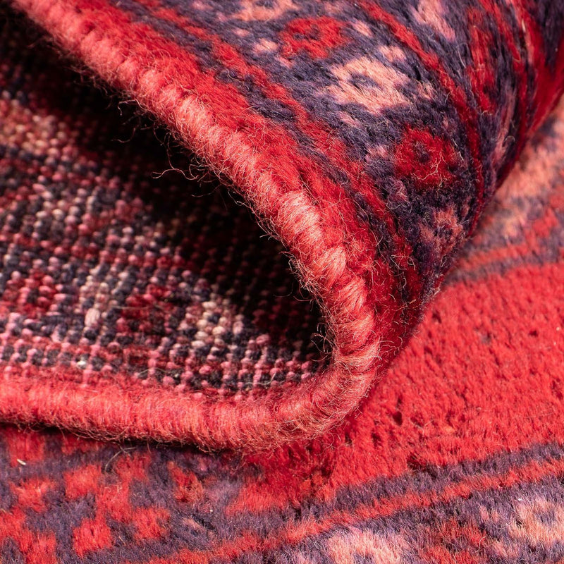 Dywan turkmeński - 82 x 61 cm - ciemna czerwień