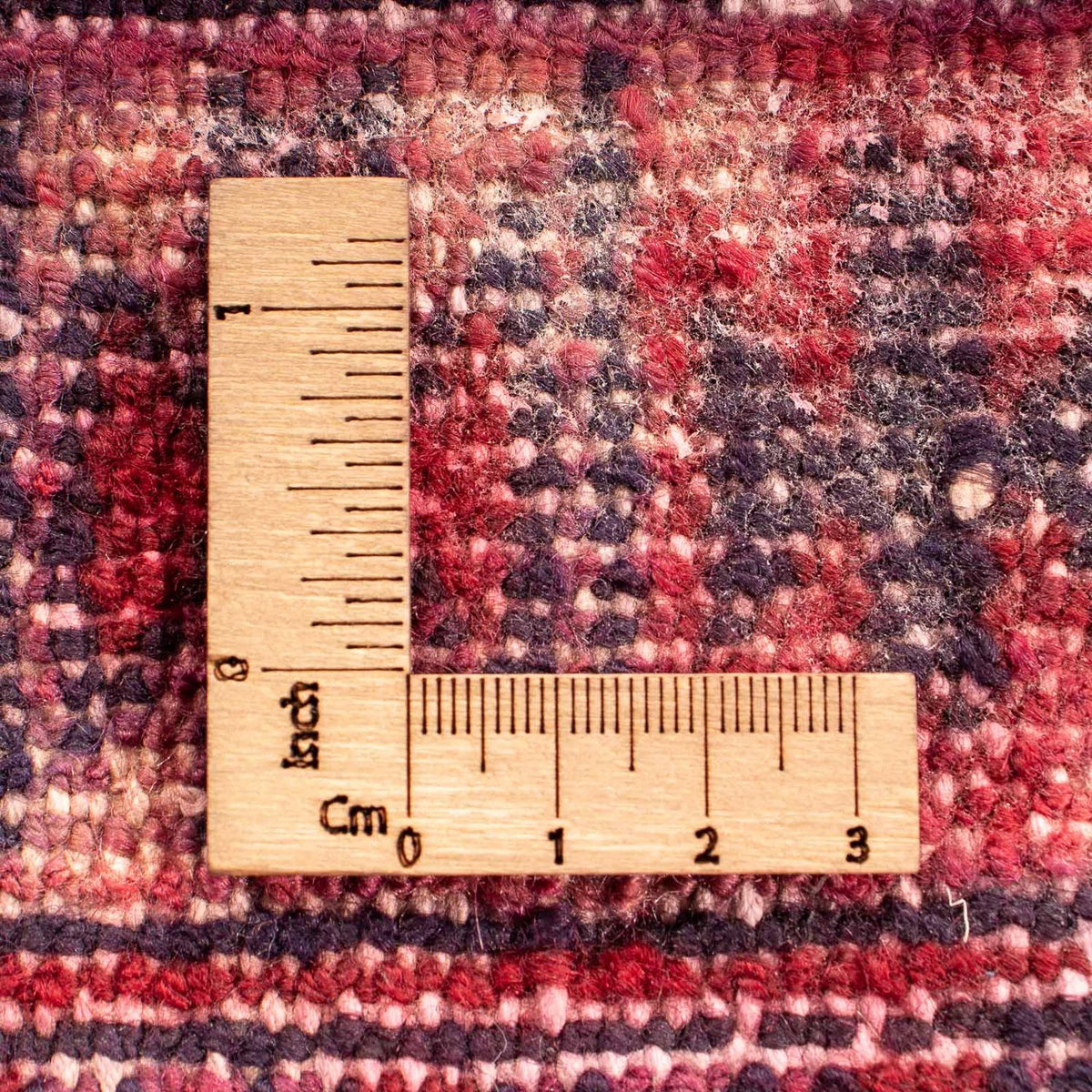 Dywan turkmeński - 82 x 61 cm - ciemna czerwień