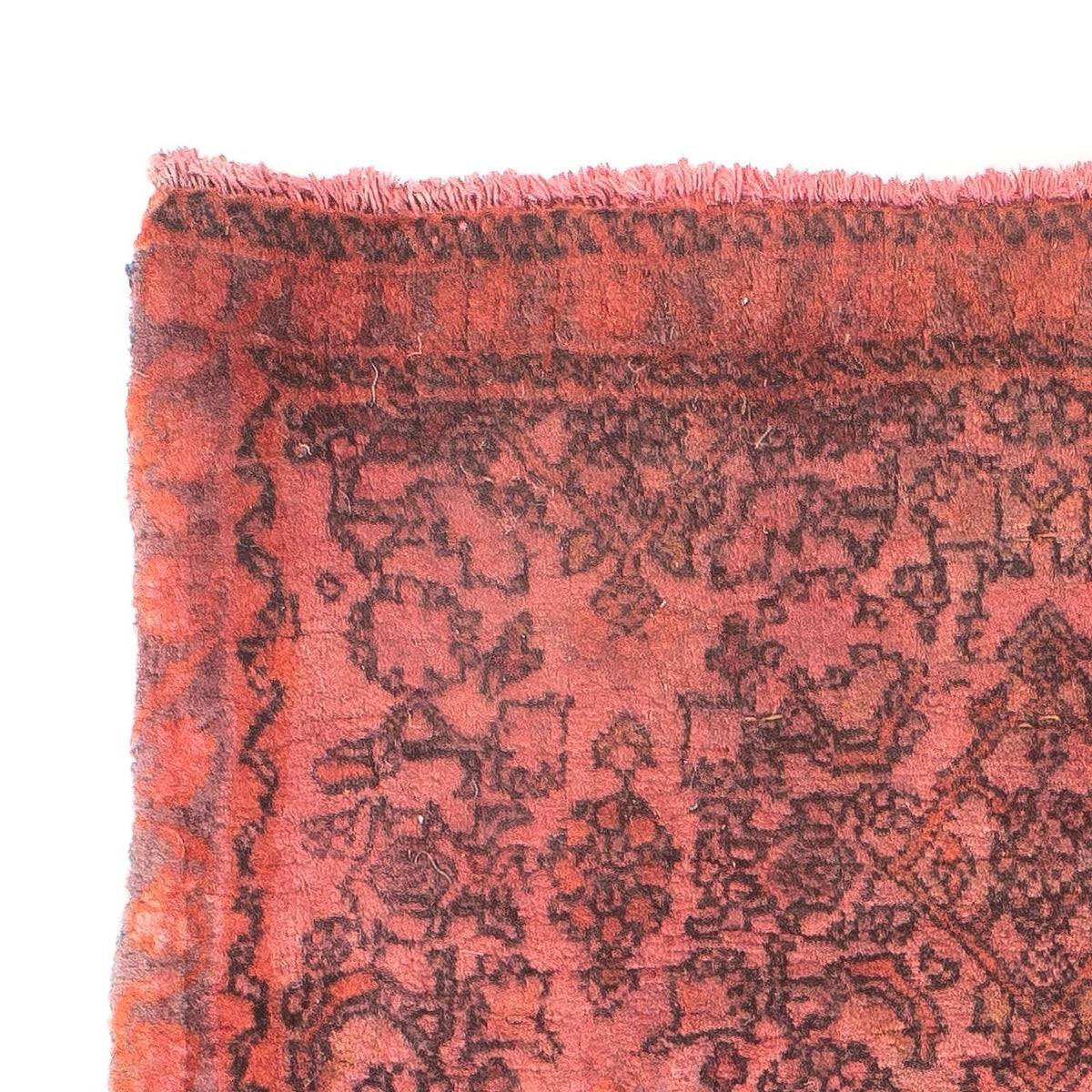 Dywan perski - Klasyczny kwadratowy  - 72 x 67 cm - jasna czerwień