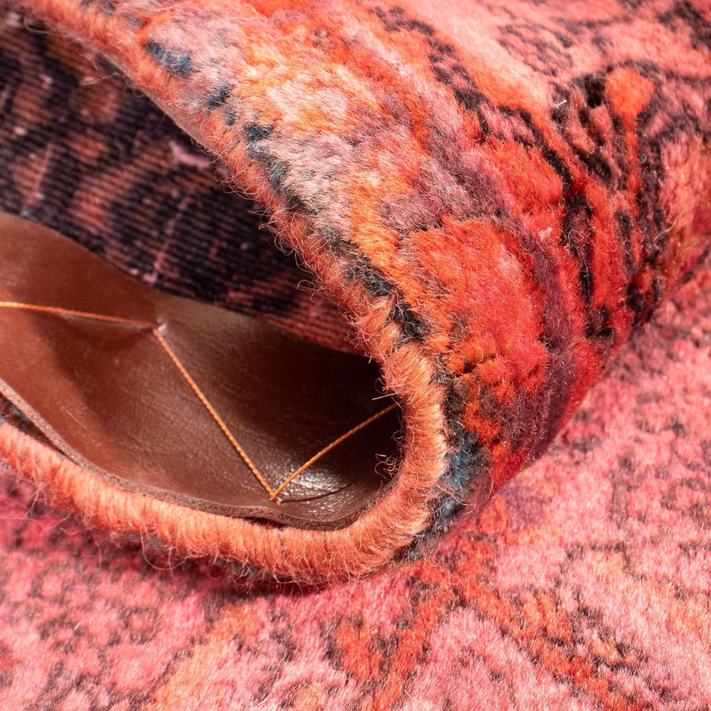 Dywan perski - Klasyczny kwadratowy  - 72 x 67 cm - jasna czerwień