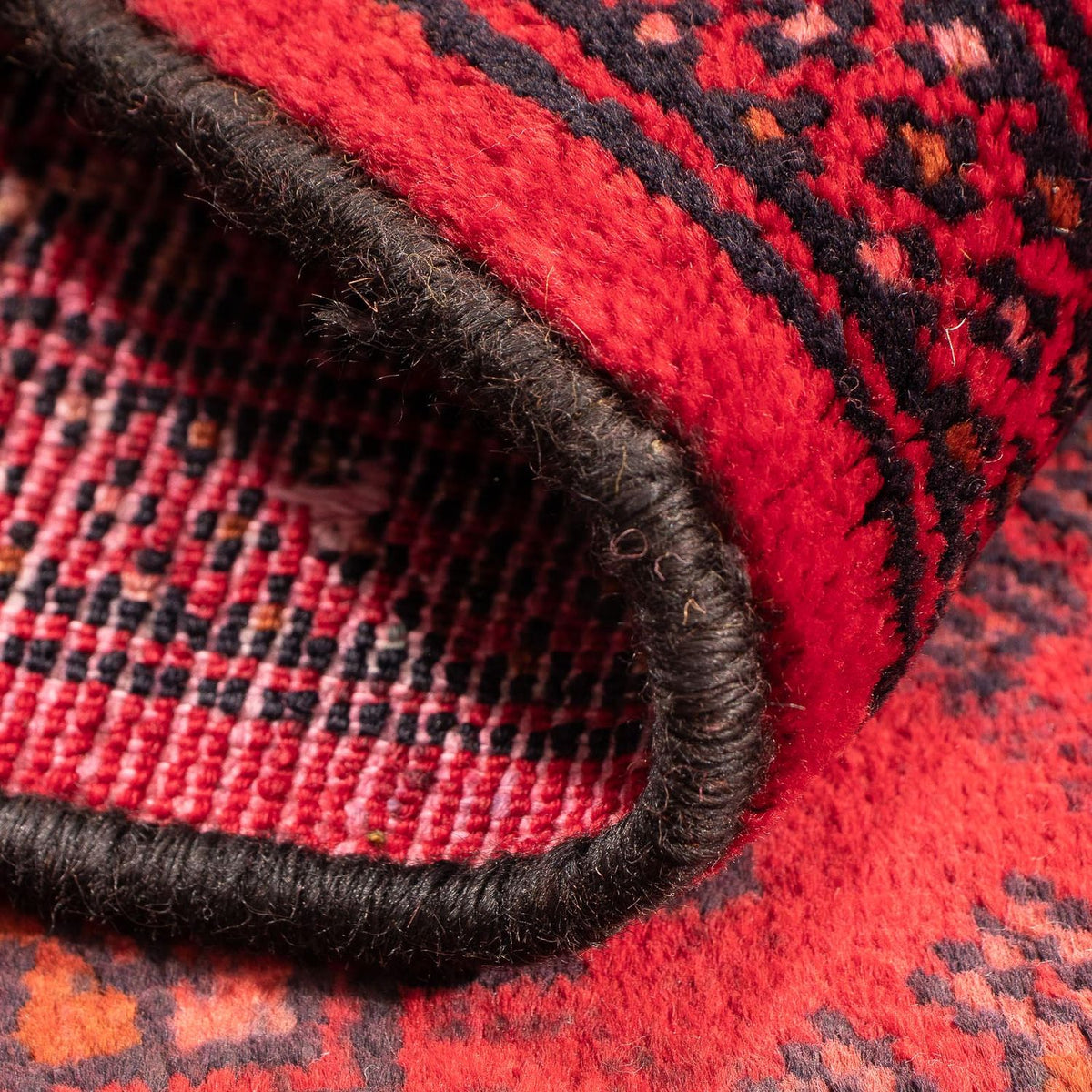 Dywan turkmeński - 83 x 62 cm - ciemna czerwień