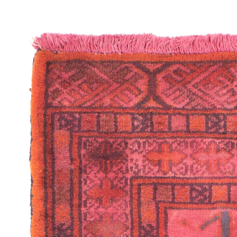 Dywan turkmeński - 86 x 63 cm - jasna czerwień