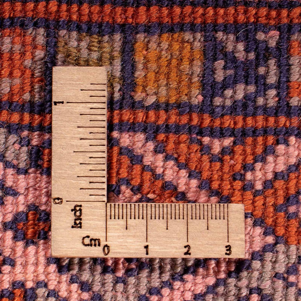 Dywan turkmeński - 86 x 63 cm - jasna czerwień