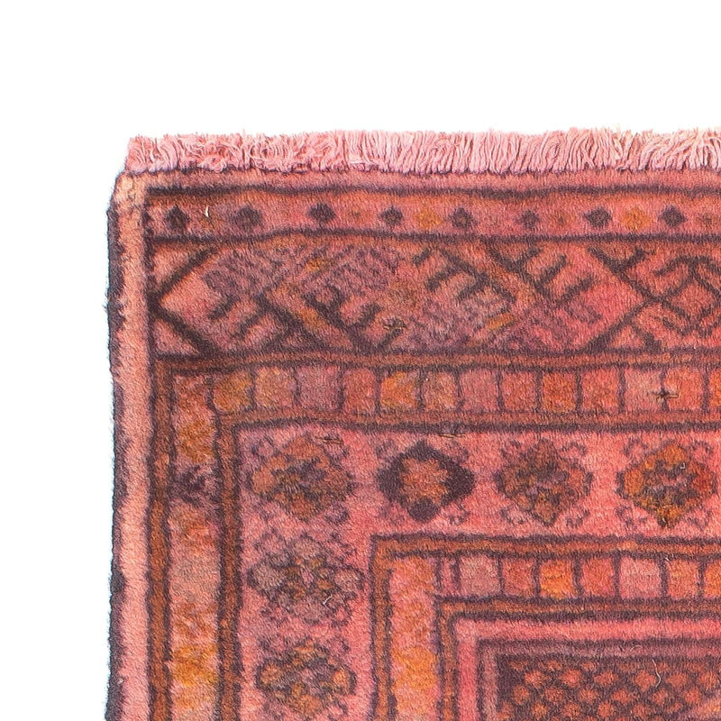 Dywan turkmeński - 84 x 62 cm - jasna czerwień