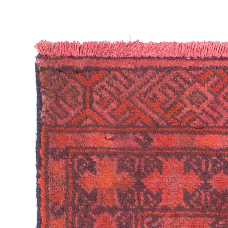 Dywan turkmeński - 88 x 57 cm - jasna czerwień