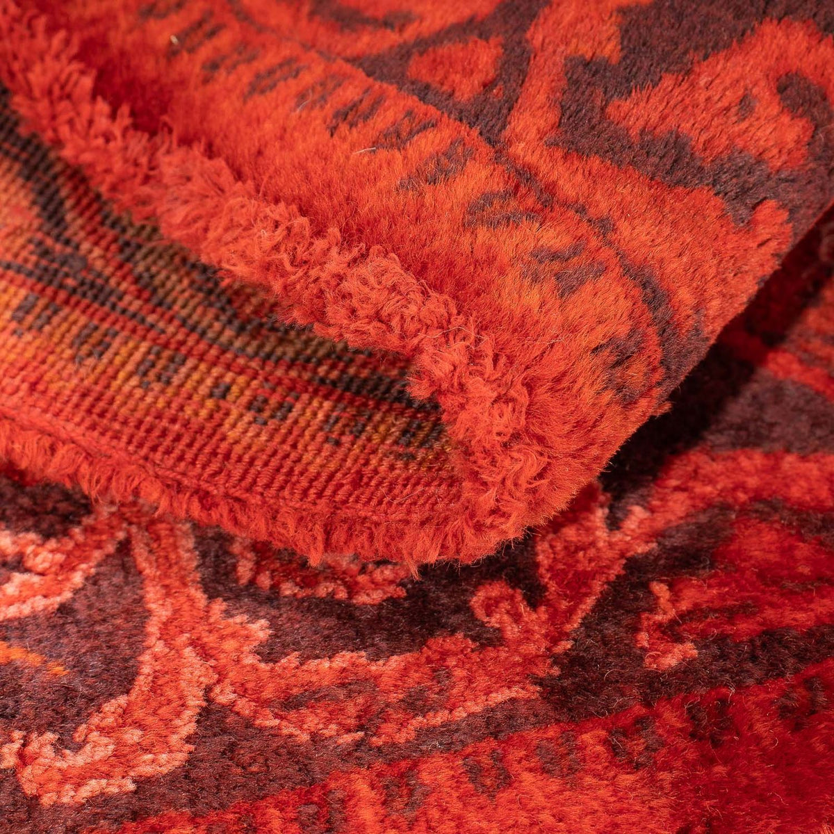 Dywan perski - Keshan - 93 x 60 cm - ciemna czerwień