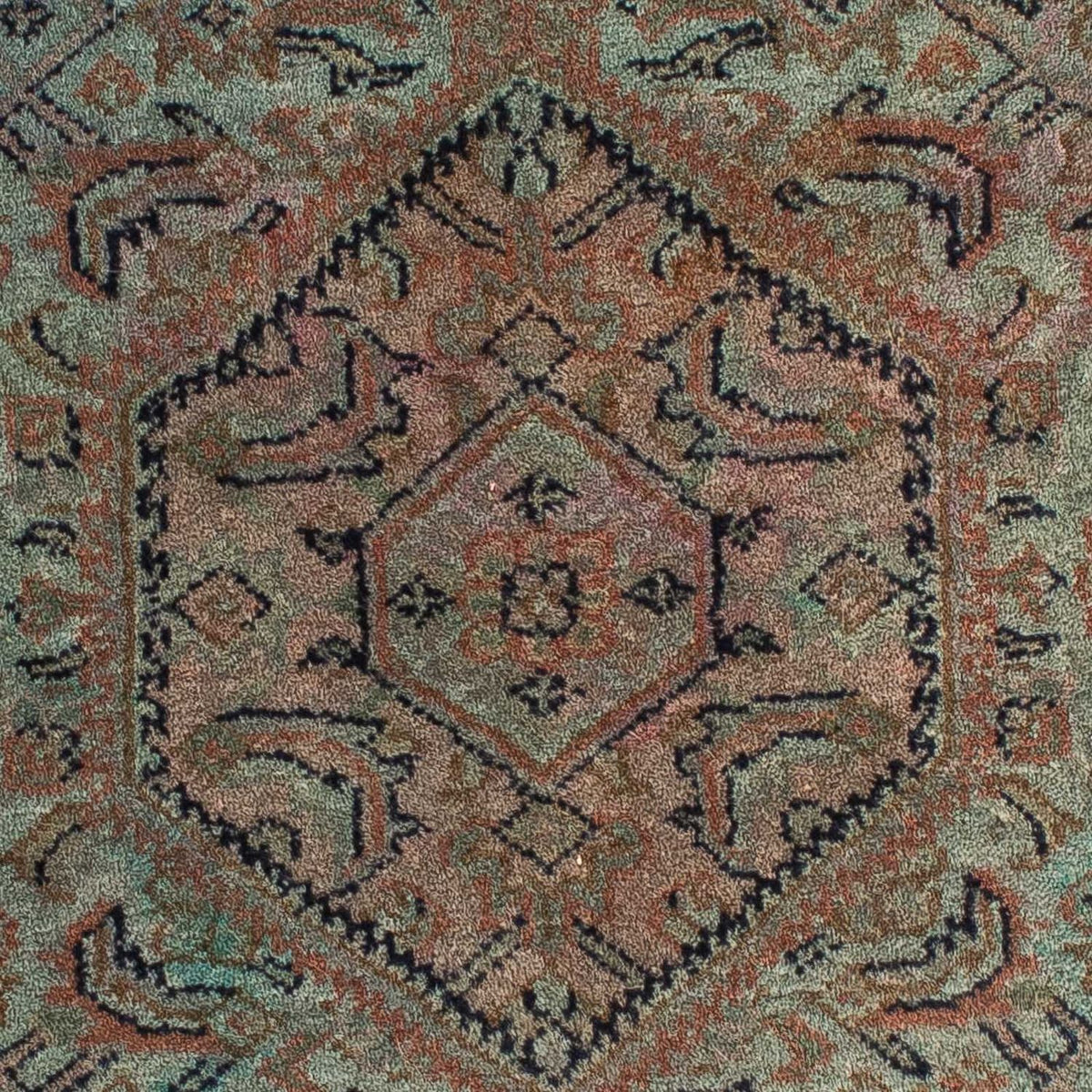 Orientalny dywan - Bijar - Indus - 140 x 70 cm - jasnoniebieski