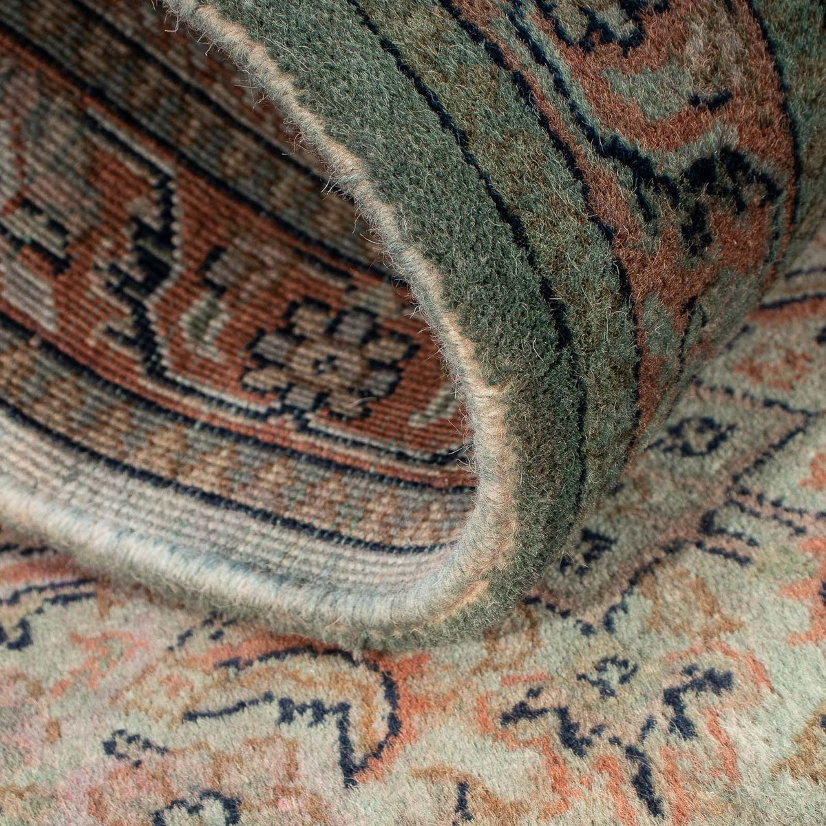 Orientalny dywan - Bijar - Indus - 140 x 70 cm - jasnoniebieski