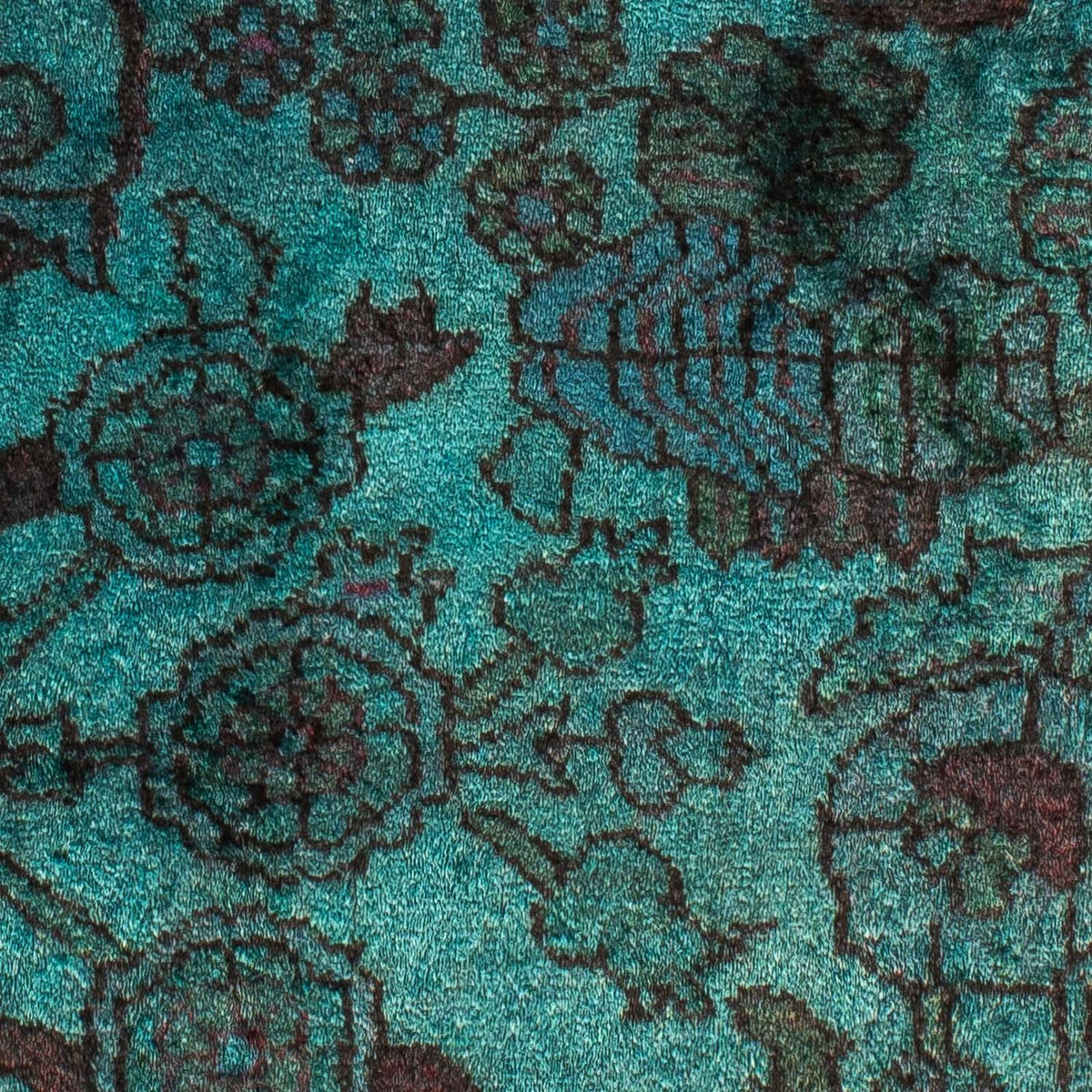 Perski dywan - Nomadyczny - 119 x 91 cm - jasnoniebieski