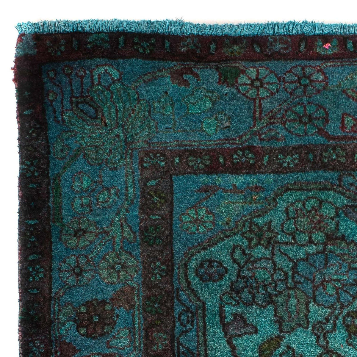 Perski dywan - Nomadyczny - 119 x 91 cm - jasnoniebieski