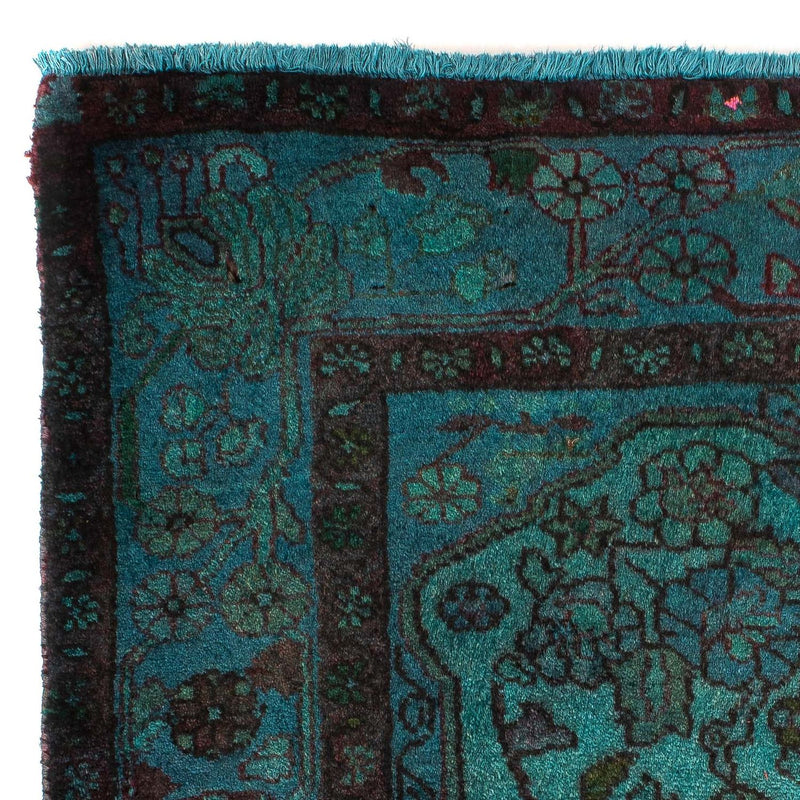 Perski dywan - Nomadyczny - 119 x 91 cm - jasnoniebieski