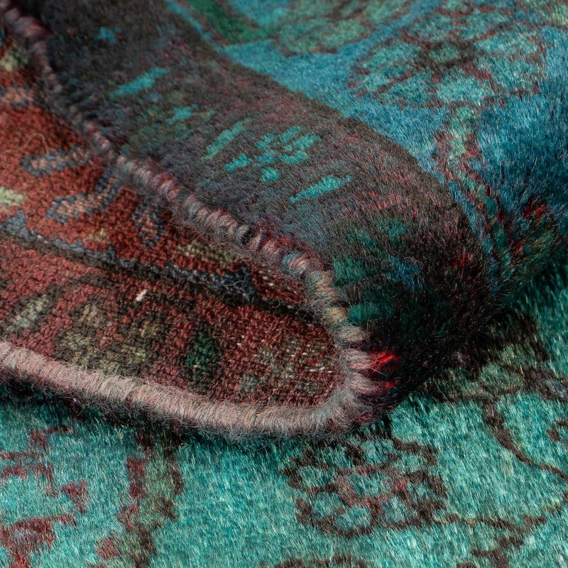 Perski dywan - Nomadyczny - 119 x 91 cm - jasnoniebieski