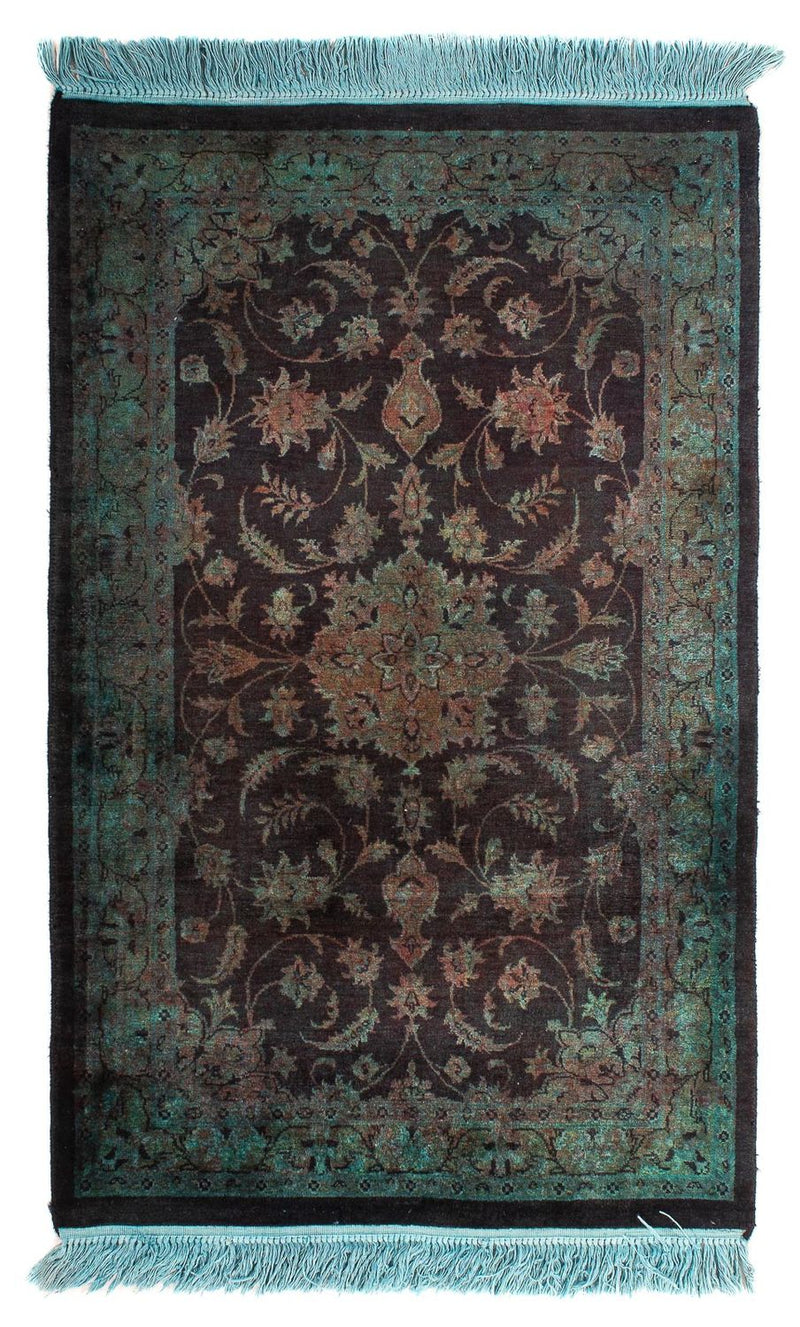 Orientalny dywan - Indus - 130 x 76 cm - jasnoniebieski