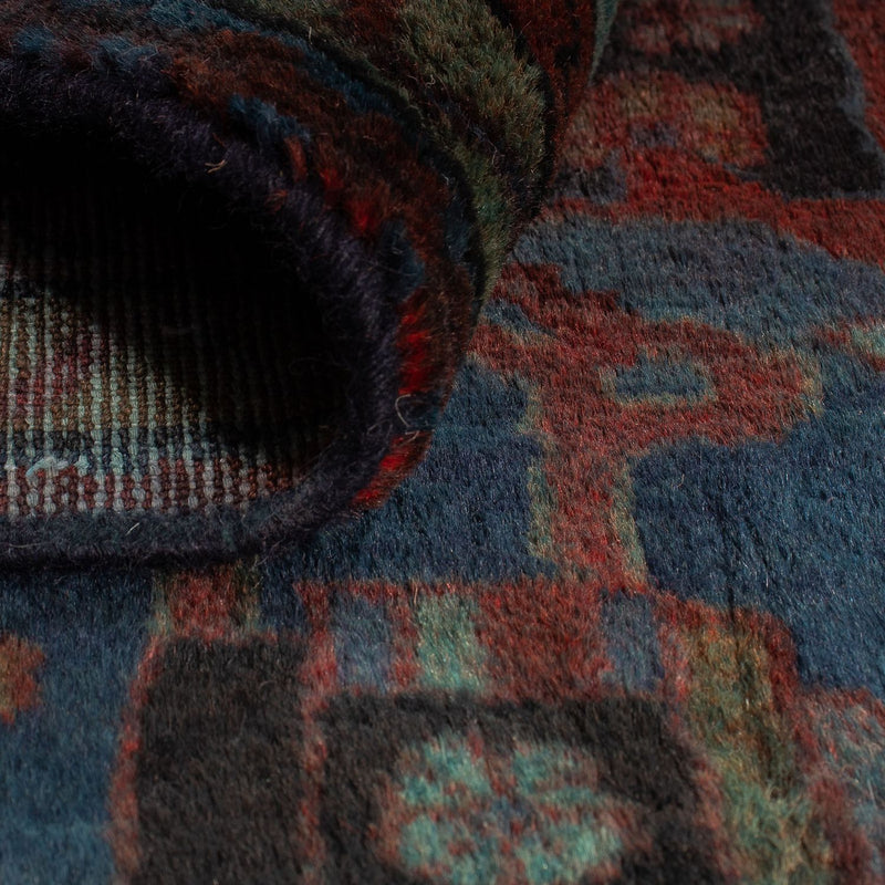 Perski dywan - Nomadyczny - 134 x 95 cm - ciemnoniebieski