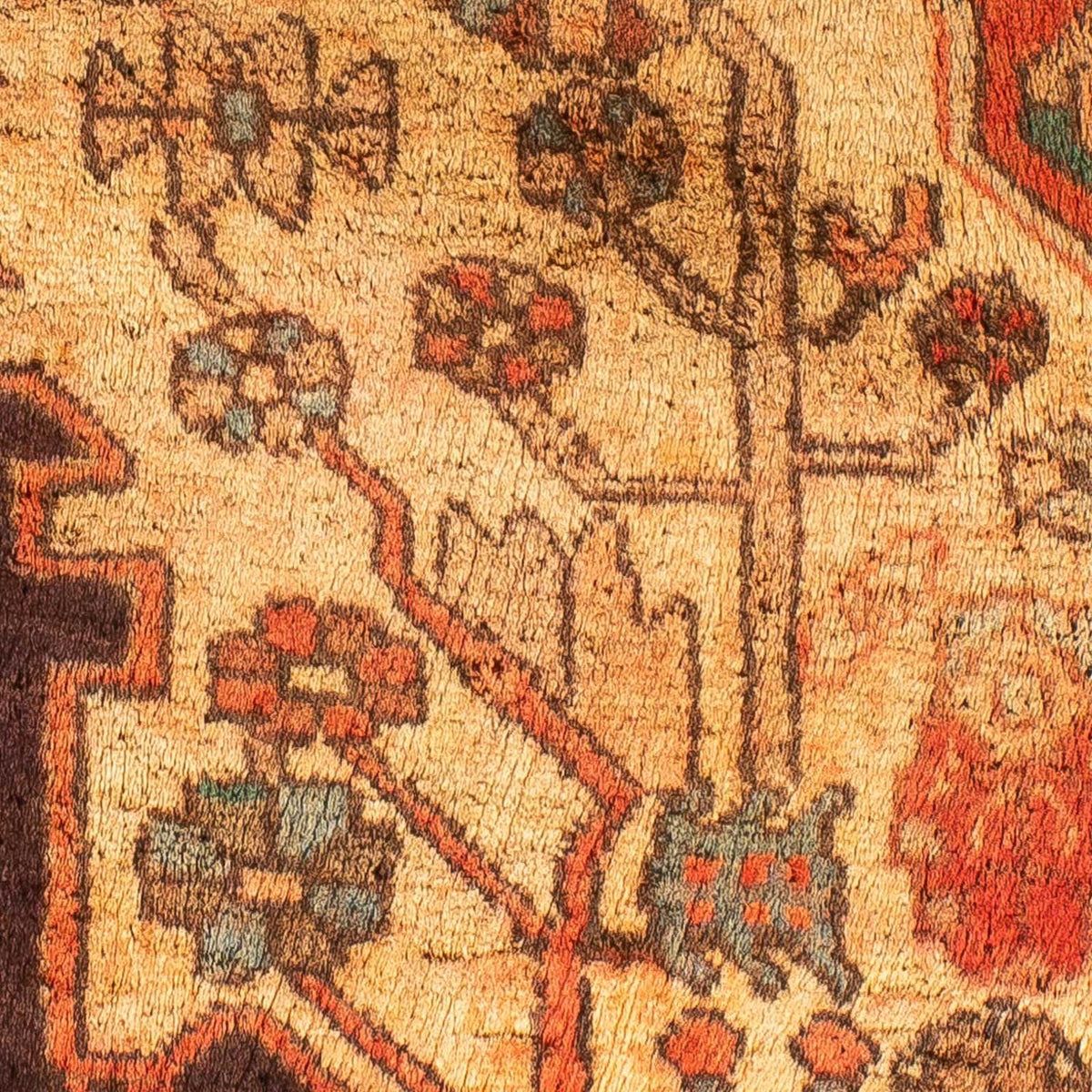 Perski dywan - Nomadyczny - 110 x 82 cm - wielokolorowy