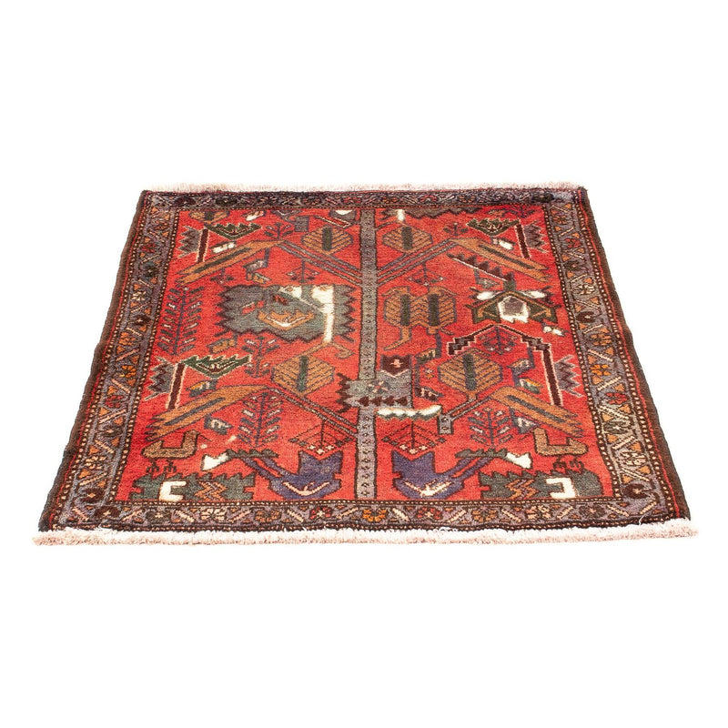 Perski dywan - Nomadyczny - 99 x 82 cm - ciemna czerwień