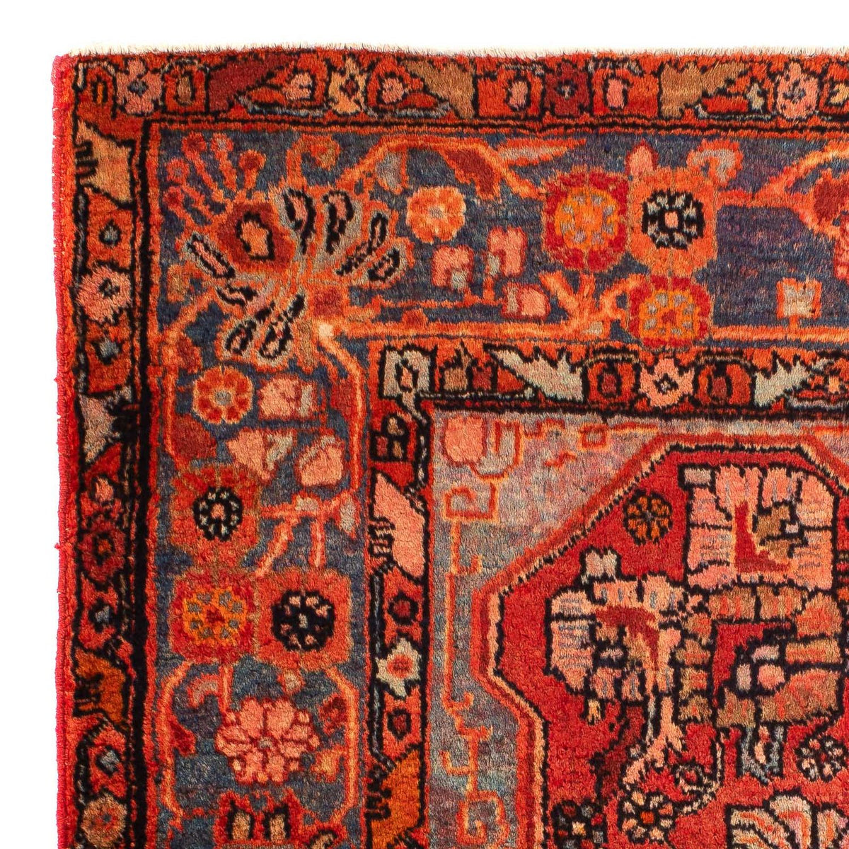 Perski dywan - Nomadyczny - 115 x 89 cm - czerwony