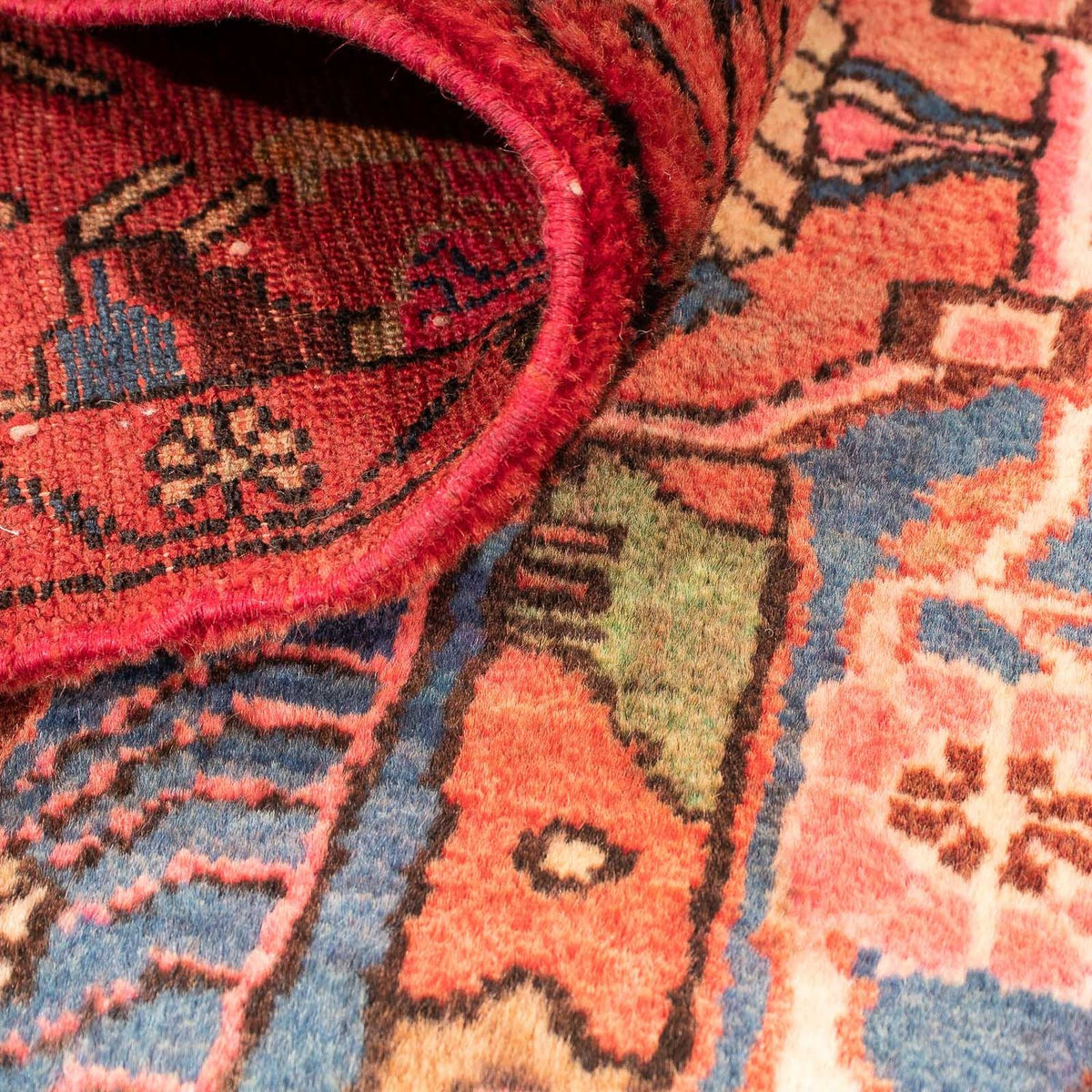 Perski dywan - Nomadyczny - 122 x 88 cm - wielokolorowy