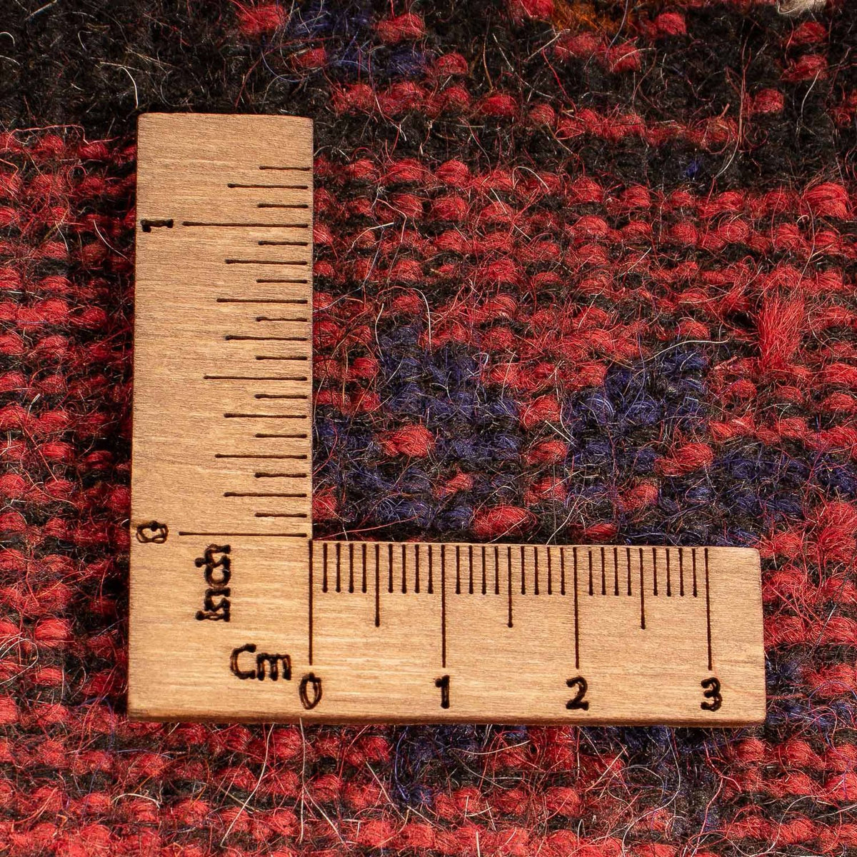 Dywan beludżycki - 140 x 92 cm - ciemna czerwień