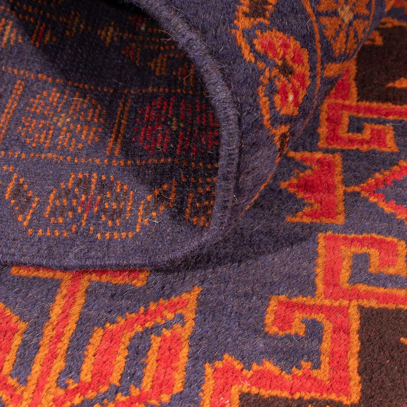 Dywan beludżycki - 133 x 76 cm - ciemnoniebieski