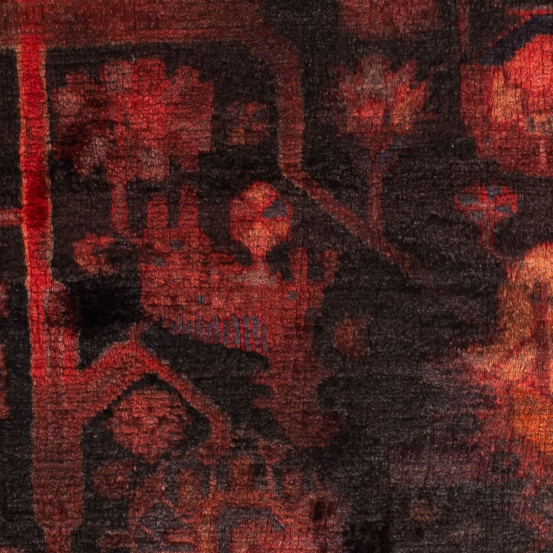 Perski dywan - Nomadyczny - 143 x 102 cm - ciemna czerwień