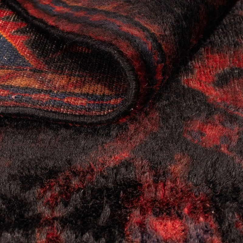 Perski dywan - Nomadyczny - 143 x 102 cm - ciemna czerwień