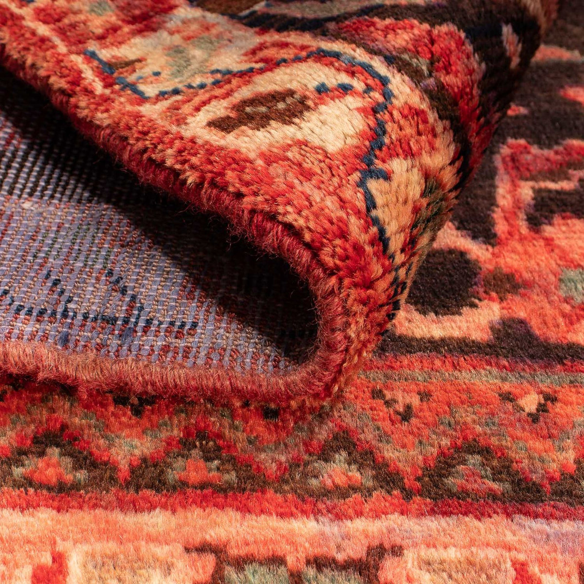 Perski dywan - Nomadyczny - 118 x 95 cm - jasna czerwień