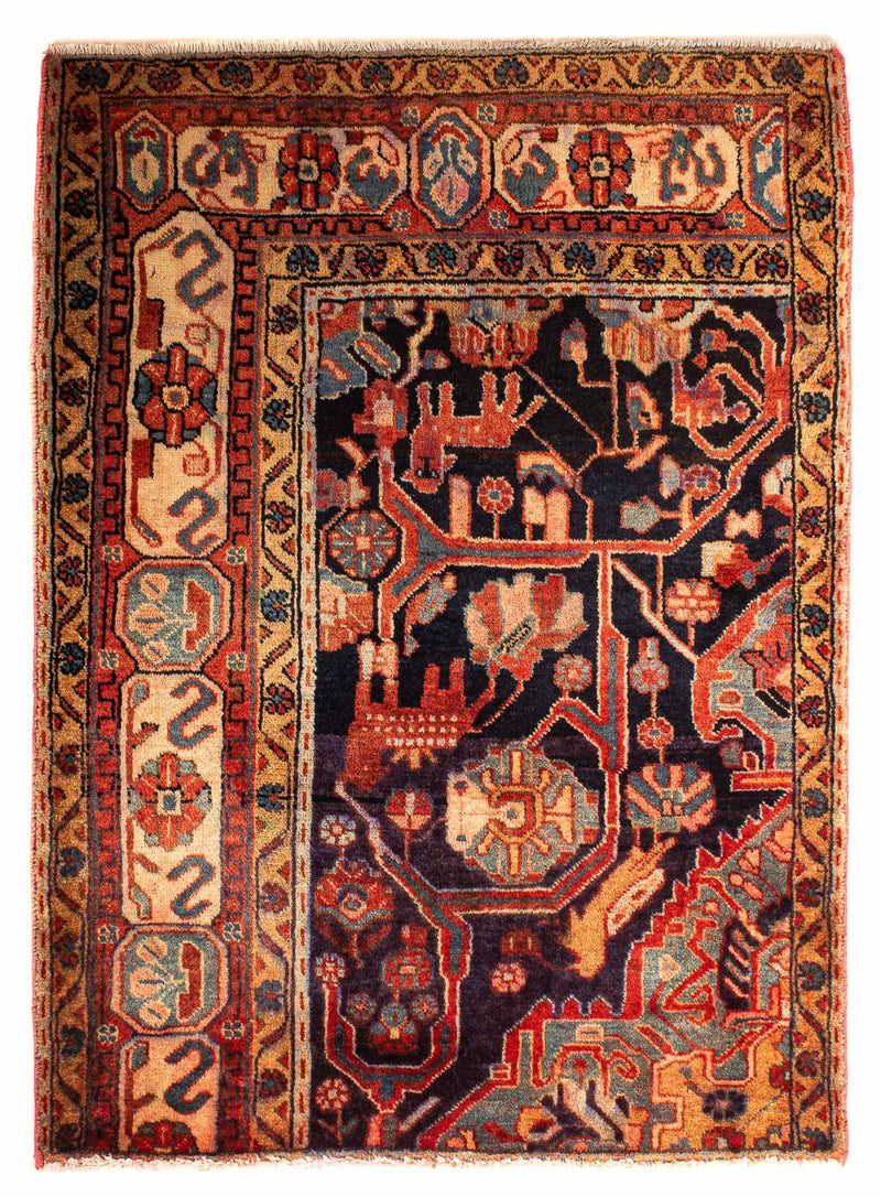 Perski dywan - Nomadyczny - 120 x 88 cm - wielokolorowy