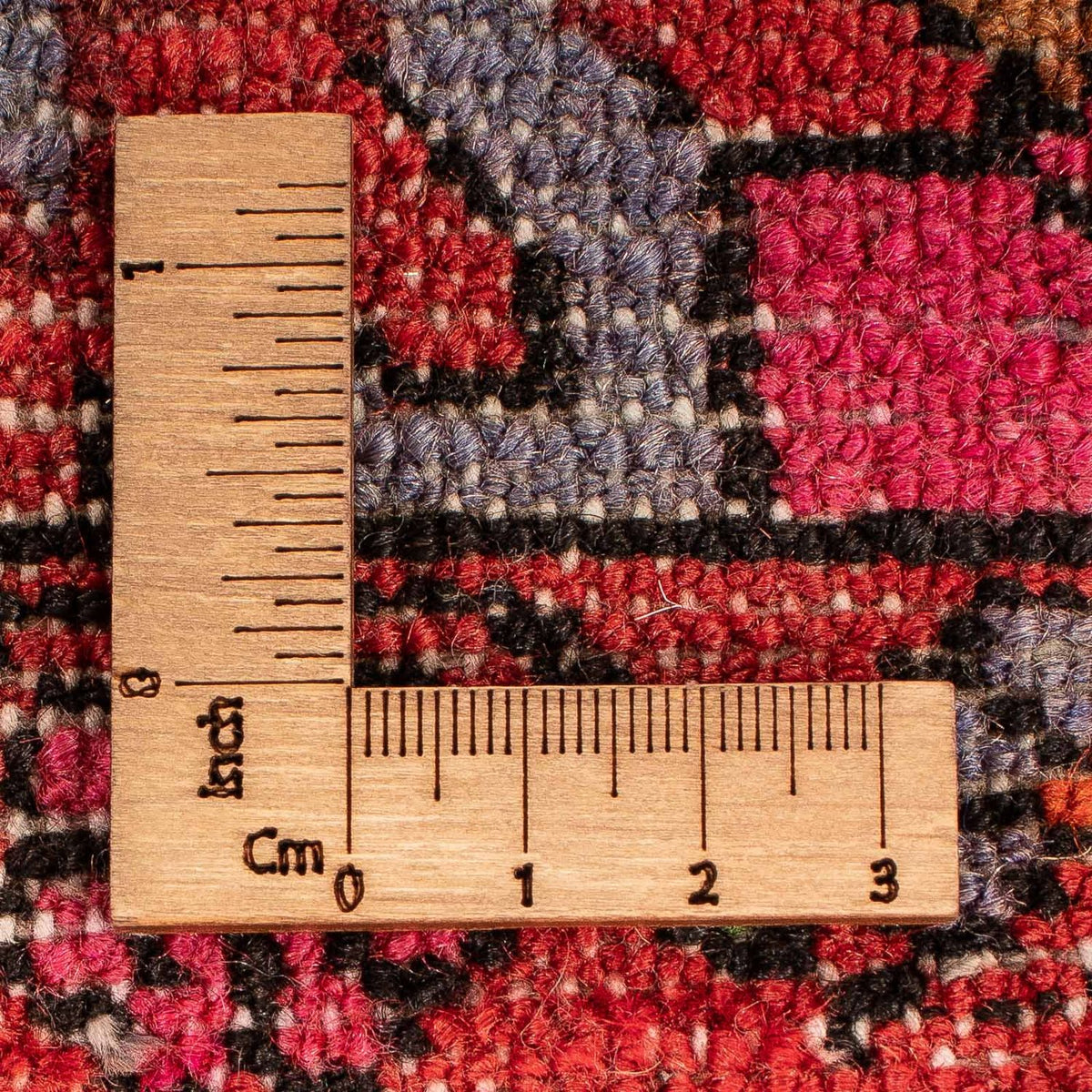 Perski dywan - Nomadyczny - 124 x 80 cm - jasna czerwień